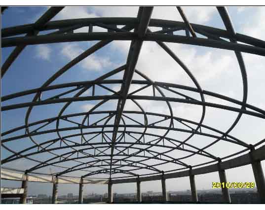 天水中煤朔州宾馆管桁架工程