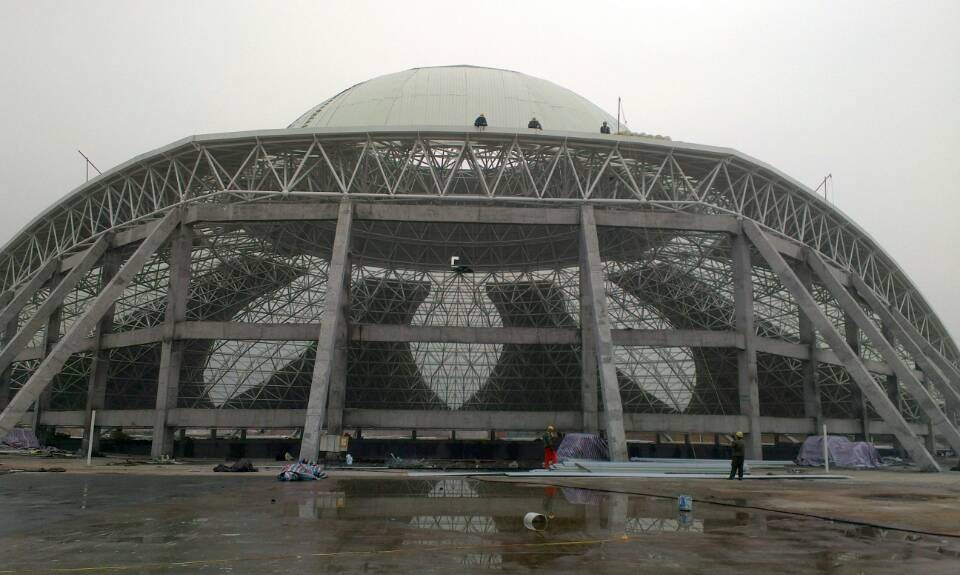 天水温泉馆网架工程